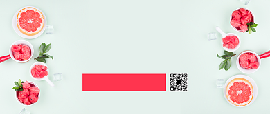 浅绿色文艺小清新新鲜果蔬生鲜超市西瓜西柚微信公众号素材图片背景