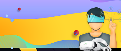 VR科技宣传公众号首图背景