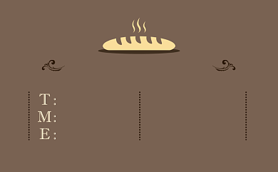 复古宫廷风个人名片背景