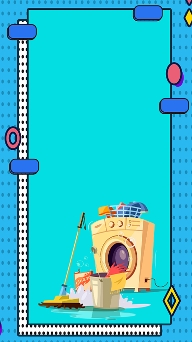 家政服务手机宣传海报背景