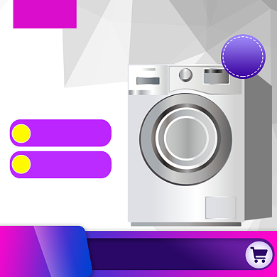洗衣机主图背景