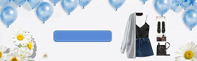 秋季上新气球装饰创意banner背景