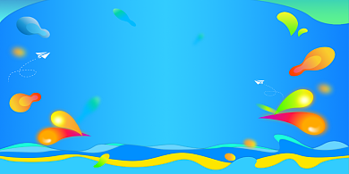 开学福利促销活动展板背景