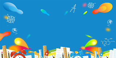 开学大放价促销活动展板背景