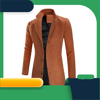 绿色蓝色棕色外套男装直通车背景