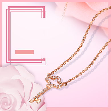 时尚潮流项链饰品淘宝直通车图片背景
