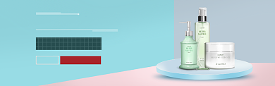 化妆品折扣淘宝banner背景