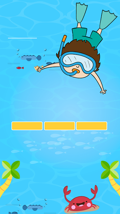 蓝色海底潜水运动宣传海报背景