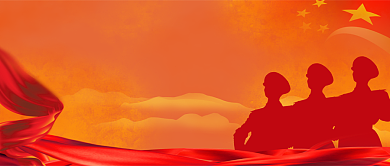 八一建军节红色节日宣传公众号首图背景