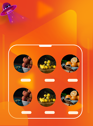 时尚超市每日特惠印刷海报背景