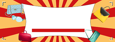 淘宝女包年终大促banner背景