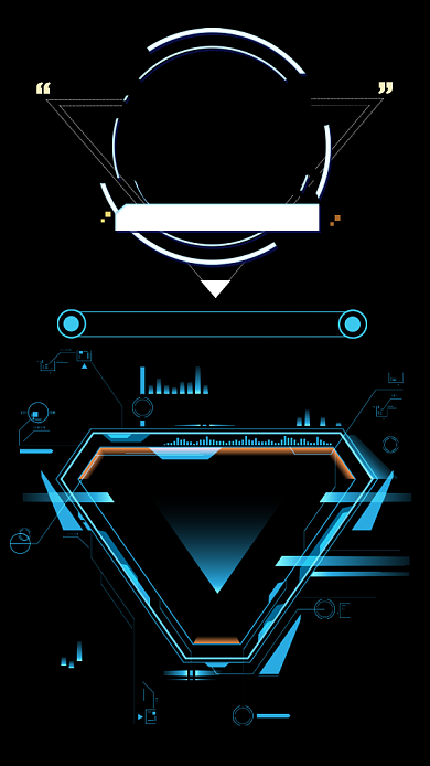 科技未来简约大气黑色宣传海报背景