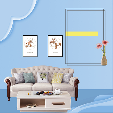 简约时尚家居淘宝直通车图片背景