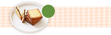 绿色田园风美食夹心饼干促销banner背景