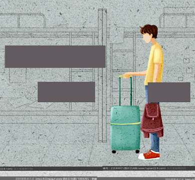 告白告别灰色手绘男生离别朋友圈封面背景