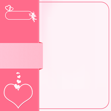 情人节通用可爱粉色风格节日促销主图背景