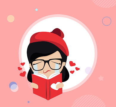 粉色宝宝心情朋友圈封面背景