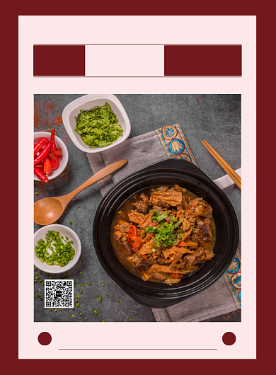 美食进店品尝海报背景