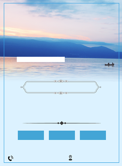 苍山洱海云南旅游印刷海报 背景