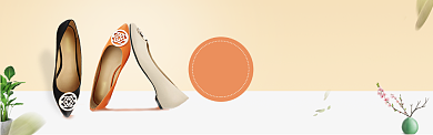 鞋类女鞋成熟高跟鞋时尚促销banner背景