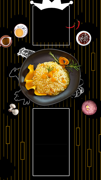 泰国菜咖喱料理海报背景