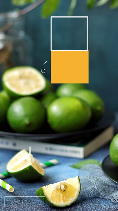 墨绿色每日果蔬轻食手机海报背景