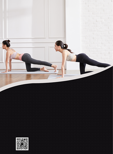 享瘦人生印刷海报模板背景