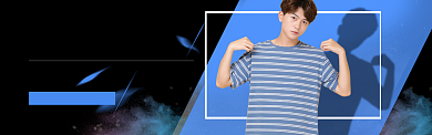 男装上新淘宝banner背景