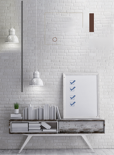 高级灰简洁家居印刷海报背景