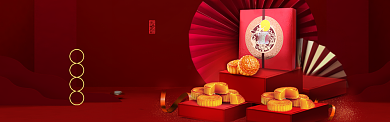 中秋节特惠简约banner海报背景