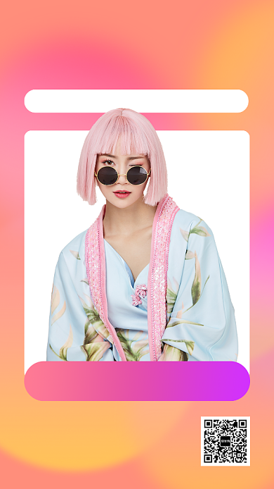 秋季新品女装手机海报背景