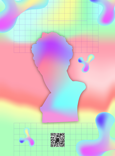 创意简约艺术展览广告印刷海报模板背景