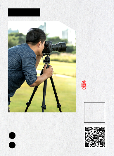 白色简约大气摄影培训班招生印刷海报背景