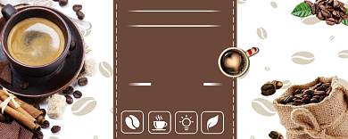 咖啡活动代金券10元背景