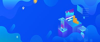 蓝色金融科技理财微信公众号素材图片背景