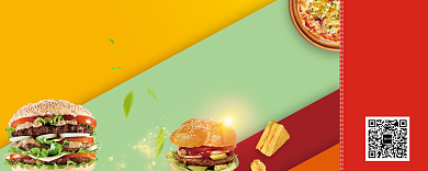 汉堡代金券背景