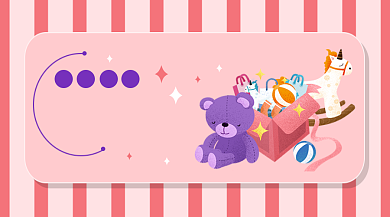 扁平玩具微商课堂公众号首图背景