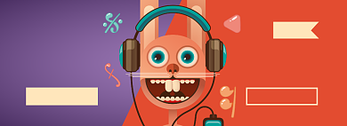 耳机淘宝电商banner图背景