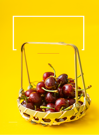 时尚高端水果印刷海报背景