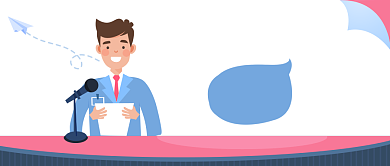 卡通风台风来了公众号首图背景