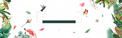 简约清新春夏上新淘宝banner背景