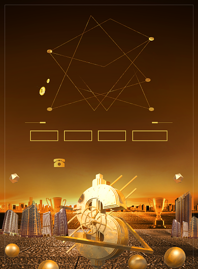 大气金融投资理财宣传广告印刷海报背景