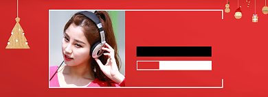 圣诞节耳机手机配件红色促销海报背景