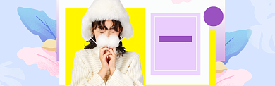 简约女装海报banner背景