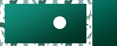 绿色简约卡通代金券50元背景