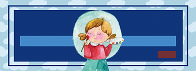 绘画用品淘宝电商banner图背景