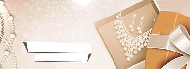 天猫年货节首饰限时优惠促销淘宝banner背景