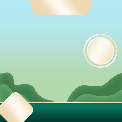 清新国庆黄金周优惠直通车背景