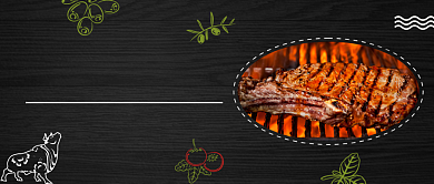 整切真牛排公众号首图背景