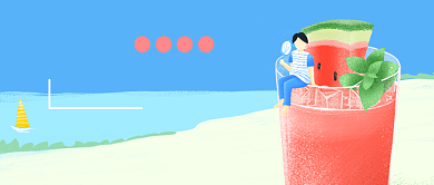 清新简约夏至节气公众号首图背景